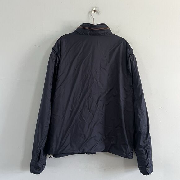 Polo Ralph Lauren Vintage Stow Hood Windbreaker Jacket Navy‎ Blue Mens XL - Picture 2 of 4